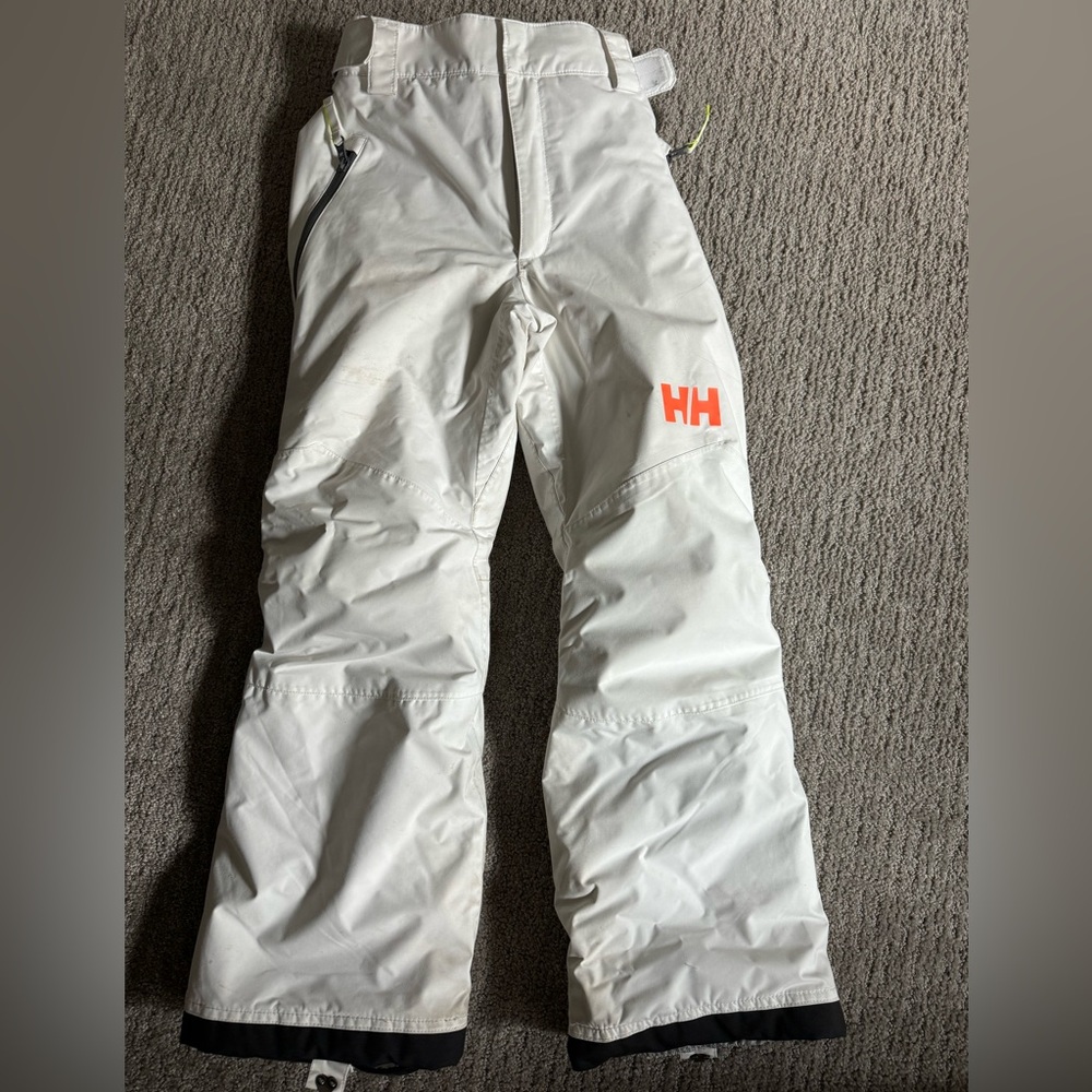 Helly Hanson white snow pants size 10